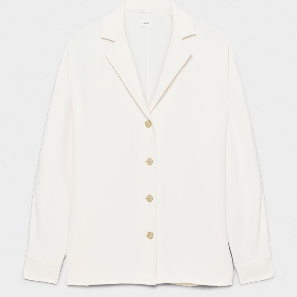 Aritiza Wilfred Freedom Flowy Button Up Blazer